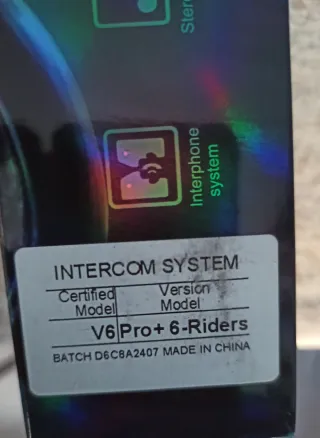 Intercomunicador Ejeas V6 Pro Moto