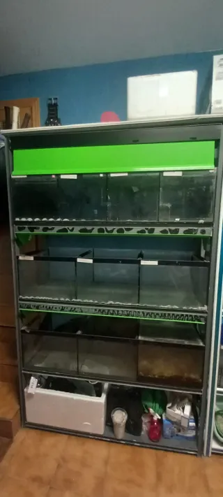 Batería de acuarios 3 niveles