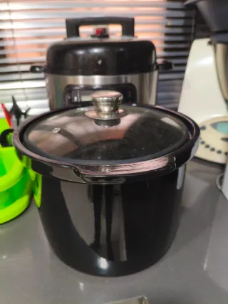 Olla GM H Deluxe,cabezal de horno y cubeta slowpot