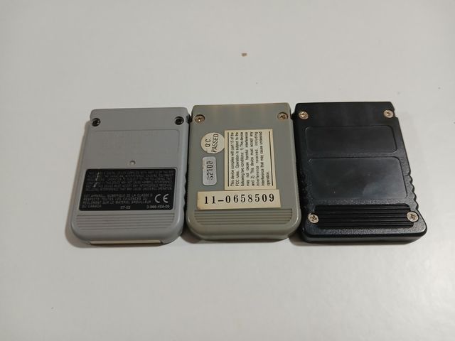 Lote 3 Memory Cards PS1