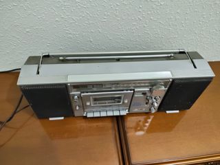 Radio Cassette Conic Vintage Plata
