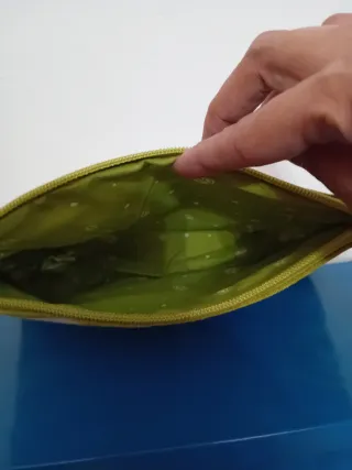 Pochette porta oggetti a righe