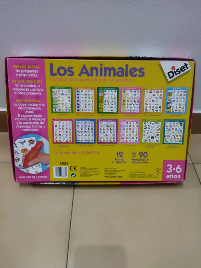 Juego Educativo Los Animales Diset Lectron