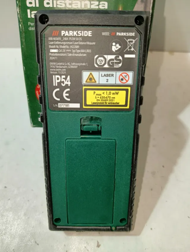 Medidor Láser Digital PARKSIDE