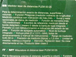 Medidor Láser Digital PARKSIDE