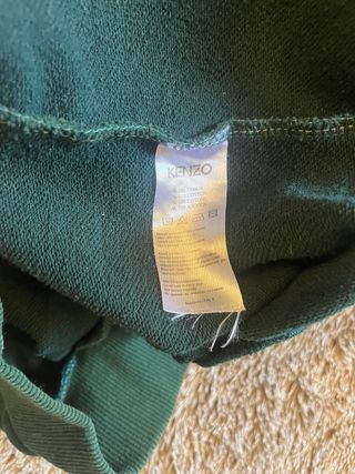 Sudadera Kenzo Vintage Unisex Y2K 90s Verde