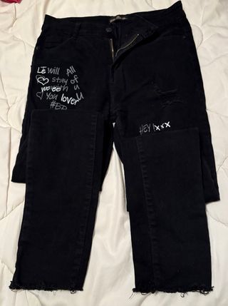 Pantalones negros mujer