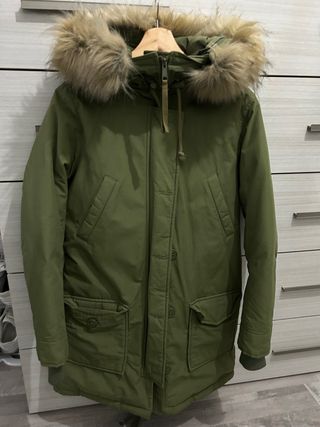 Parka Levi's verde mujer
