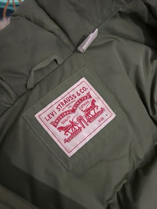 Parka Levi's verde mujer