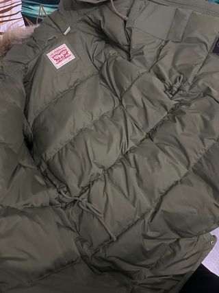 Parka Levi's verde mujer