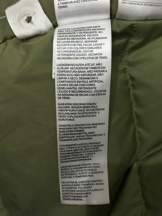 Parka Levi's verde mujer