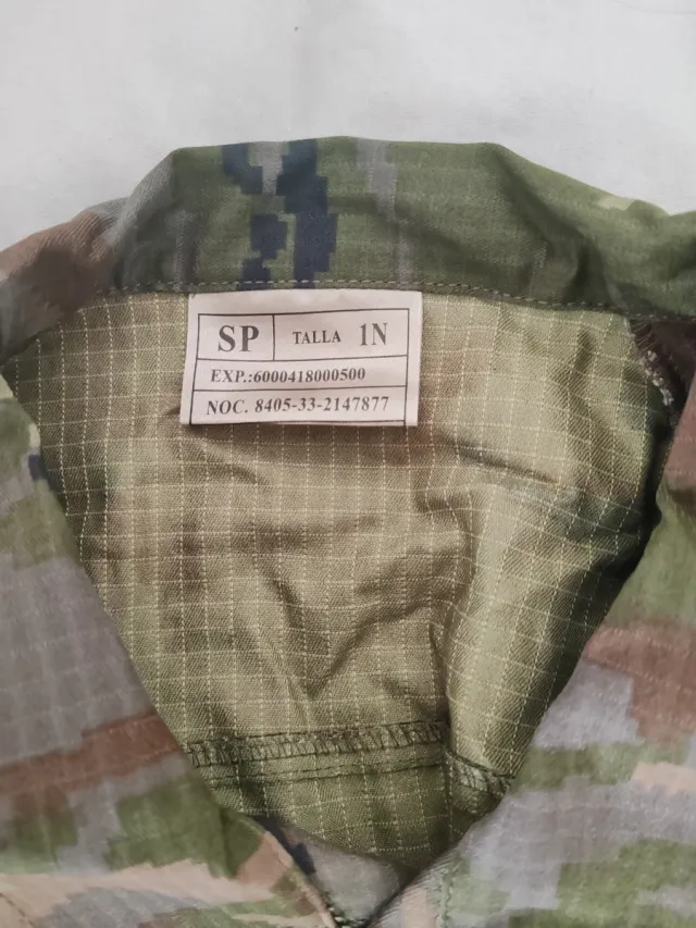 Uniforme Militar Camuflaje