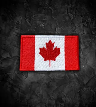 Canadá 🇨🇦 Parche bandera termoadhesiva