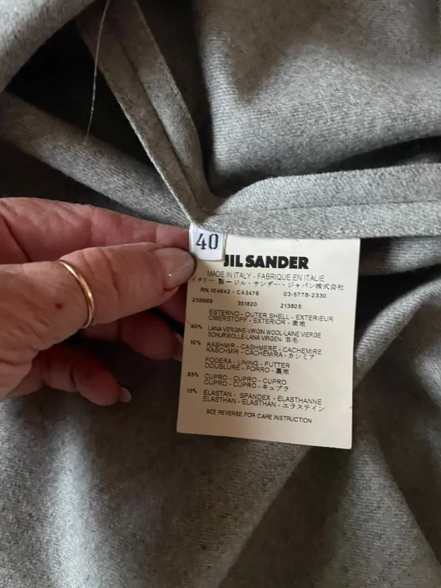 Gonna Jil Sander Grigia