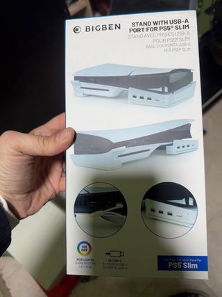 Base BIGBEN con USB para PS5 Slim.