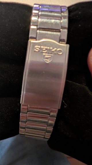 Orologio Seiko Automatico Quadrante Azzurro.