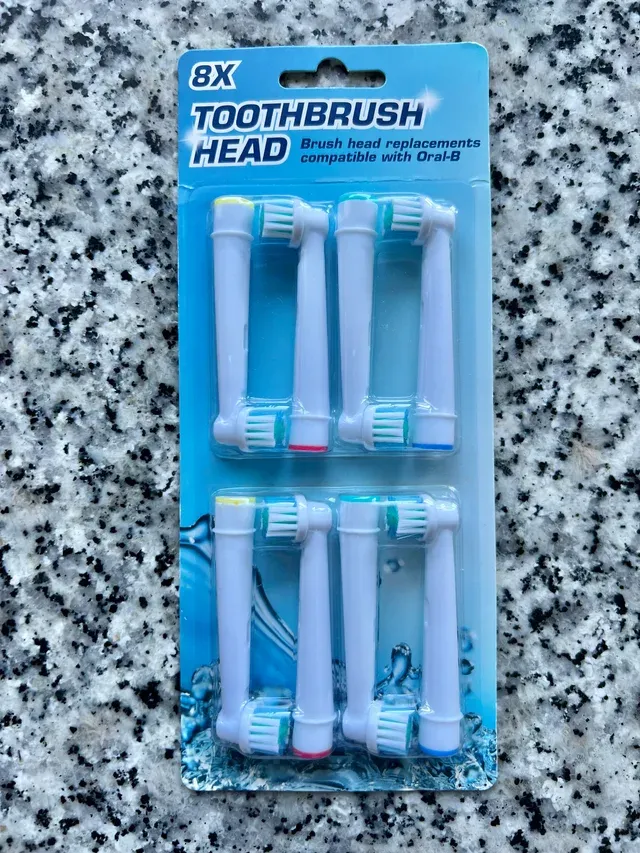 8 ricambi spazzolino elettrico compatibili Oral-B