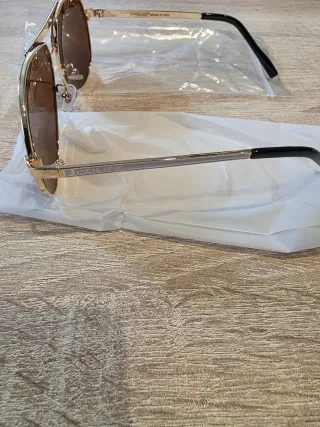 Gafas de sol Police Aviador Dorado Marrón