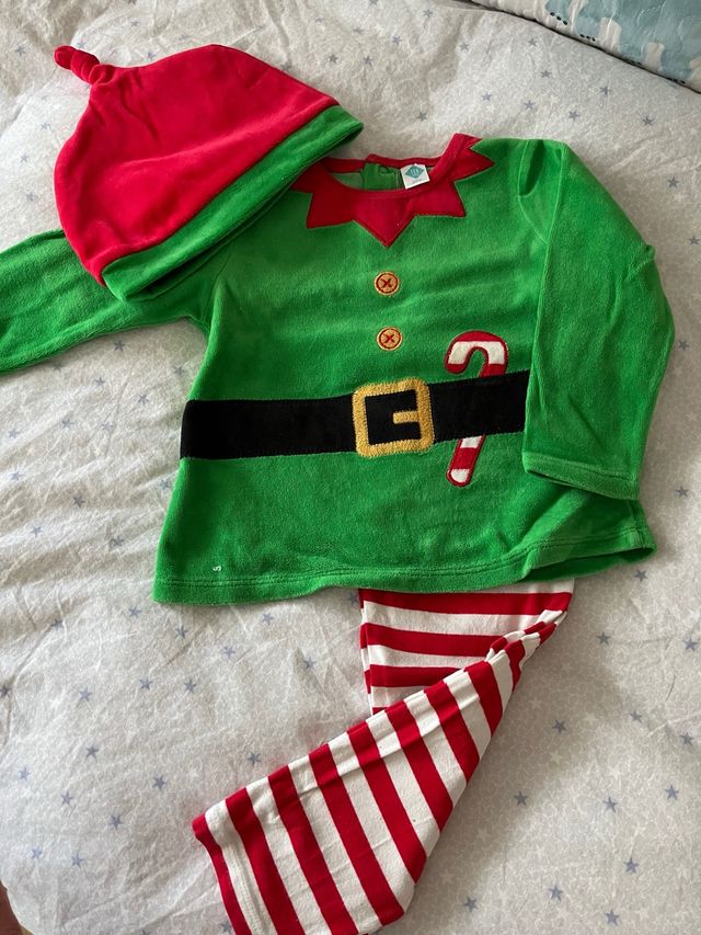 Disfraz Elfo Niño Talla 2-3 Años