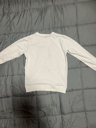 Sudadera Nike Blanca Logo Grande