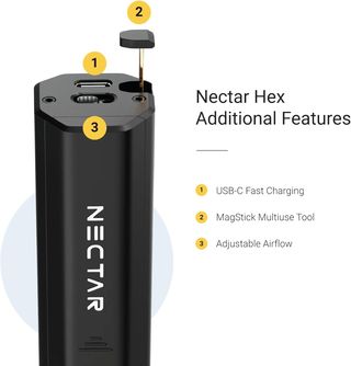 Vaporizzatore Nectar Hex oro 24k