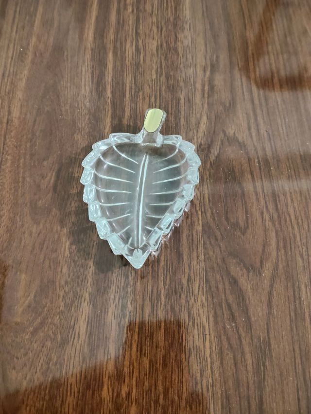 Cenicero cristal hoja