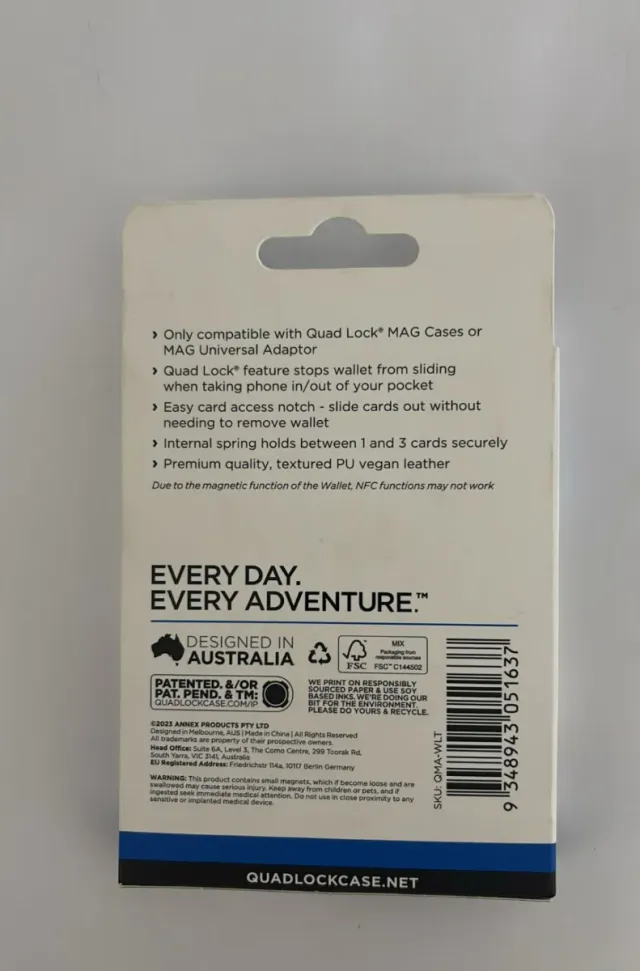 Carteira de Acessórios MAG Quad Lock