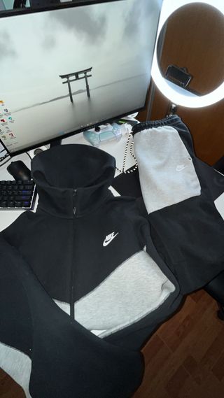 Nike Tech Fleece Hoodie black/grey