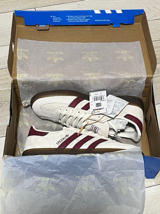 Adidas Handball Spezial Beige/Rojo