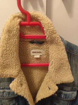 Cazadora vaquera Diesel forrada mujer