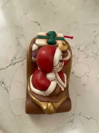 Slitta Babbo Natale Thun in ceramica