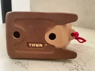 Slitta Babbo Natale Thun in ceramica