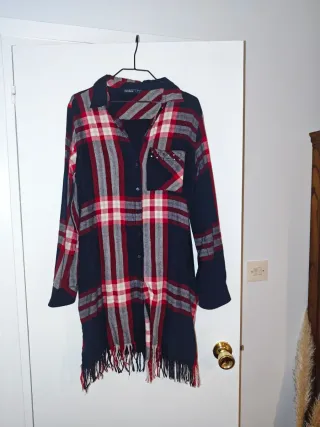 Sobrecamisa Zara cuadros S