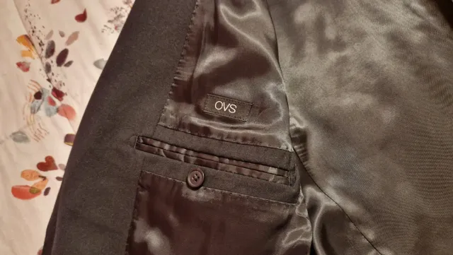 Abito uomo nero taglia 54