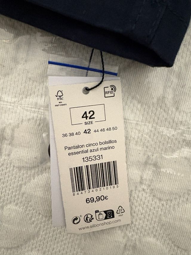 Pantalón Silbon Azul Marino