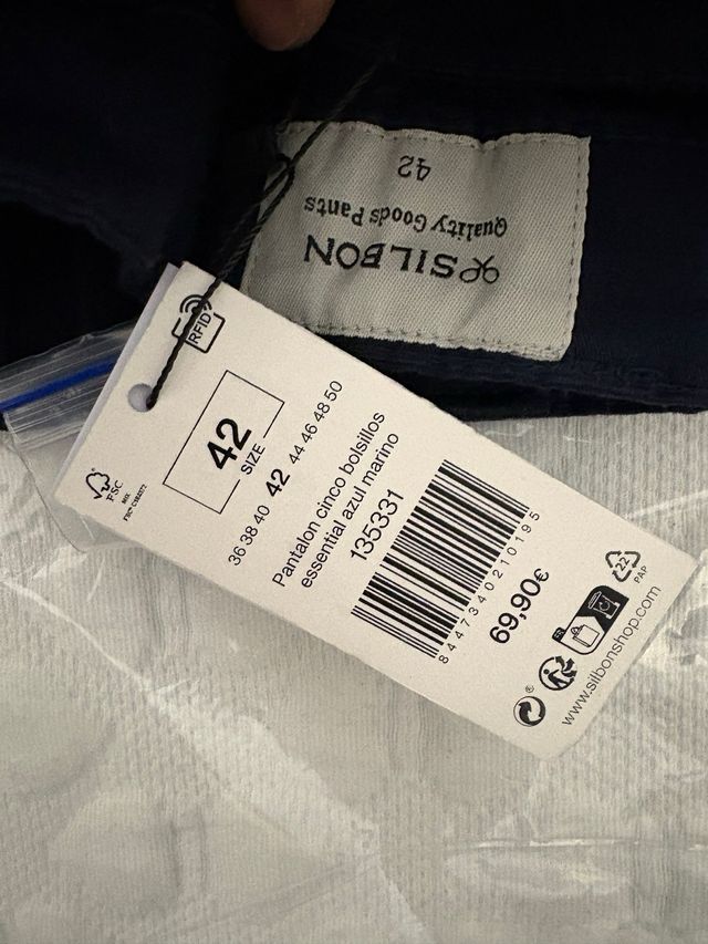 Pantalón Silbon Azul Marino