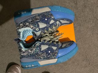 Scarpe Louis Vuitton Blu Multicolor