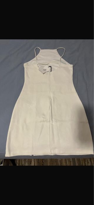 Vestido corto blanco