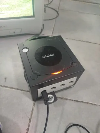 Nintendo GameCube Negra Completa