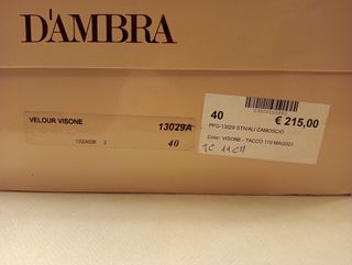 Stivali D'Ambra donna camoscio tg 40