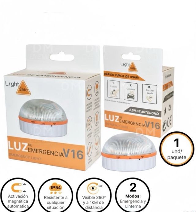Luz de Emergencia V16 Coche