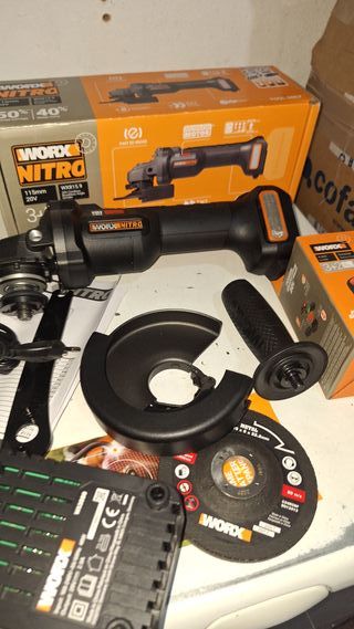 Amoladora Angular Worx Nitro WX815 20V 115mm