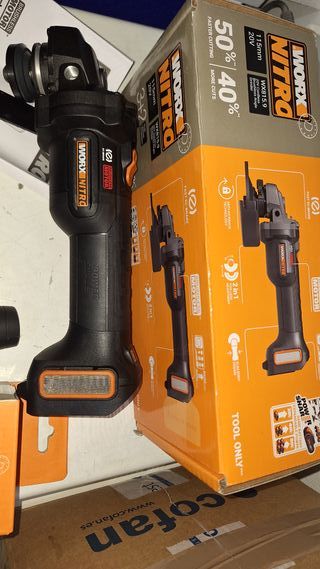 Amoladora Angular Worx Nitro WX815 20V 115mm