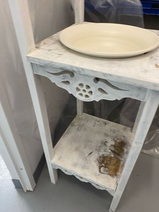 Palanganero de madera