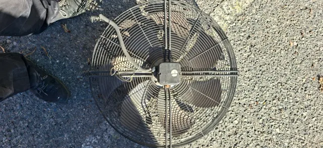 Ventilador Condensador Negro/Gris