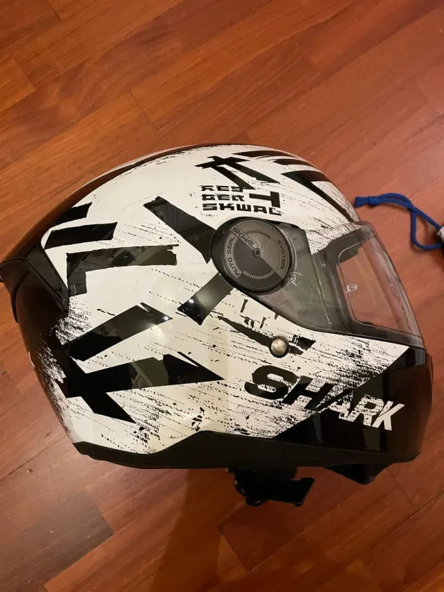 Casco integrale moto Shark con interfono