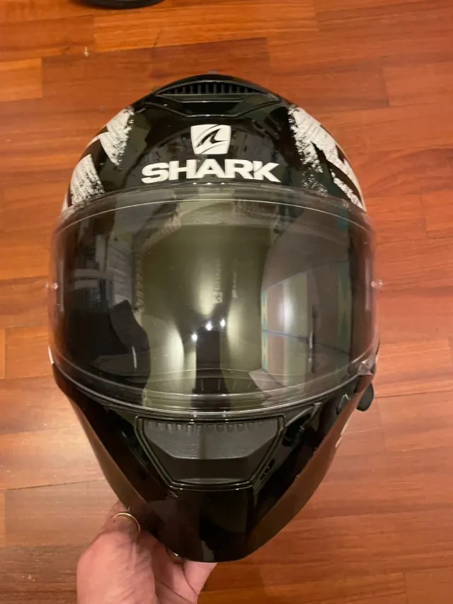 Casco integrale moto Shark con interfono