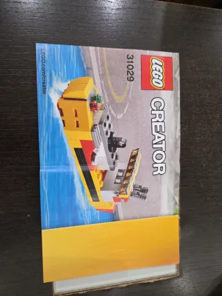 Barco Lego Amarillo con Accesorios - instrucciones