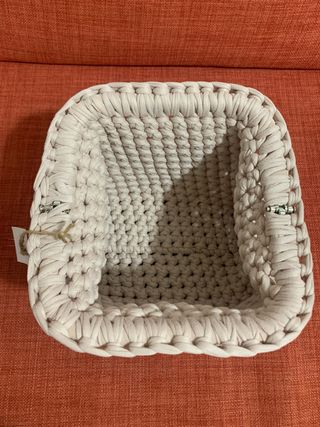 Borsa clutch uncinetto, fatta a mano