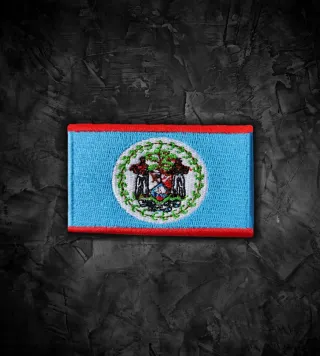 Belice 🇧🇿 Parche bandera termoadhesiva